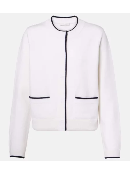 Cardigan Vince de lână alb