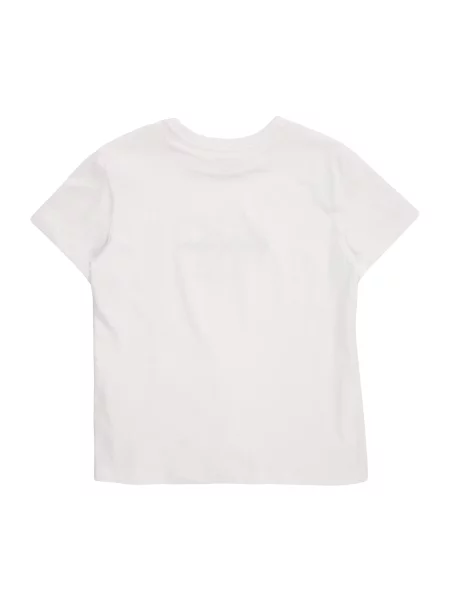 Calvin Klein Jeans Tričko fialová / čierna biela