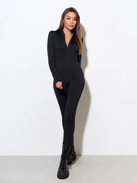 Комбінезон ISSA Plus комбінований верх чорний