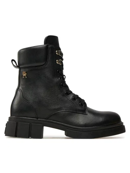 Trapery Tommy Hilfiger czarne