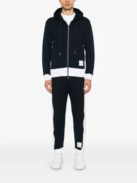 Hoodie Thom Browne με κουκούλα μπλε