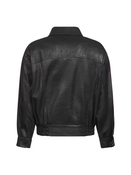 Kurtka skórzana Saint Laurent czarna