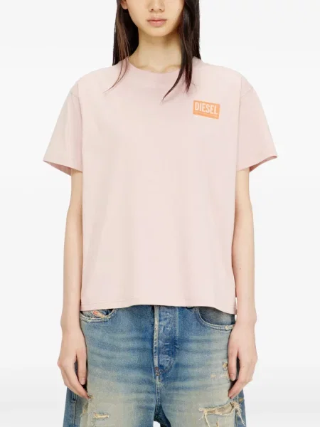 Tricou Diesel cu imagine roz