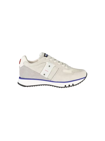 Sneakersy Blauer skórzane szare