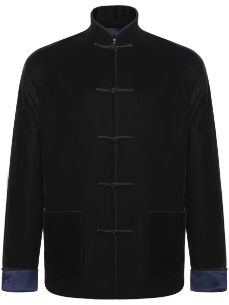 Geacă Shanghai Tang de mătase negru