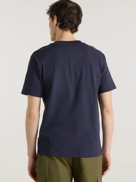 Футболка New Balance с лого синяя