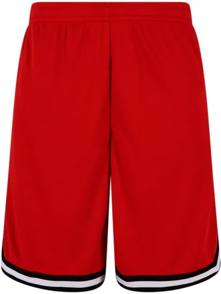 Urban Classics Kalhoty červená / černá bílá