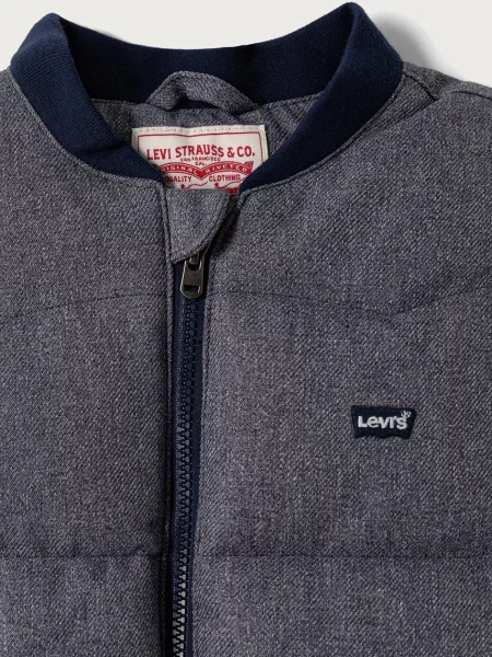 Levi's елек за деца BATWING EMB PUFFER VEST синьо