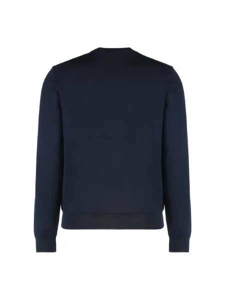 Sweter Hugo Boss wełniany niebieski