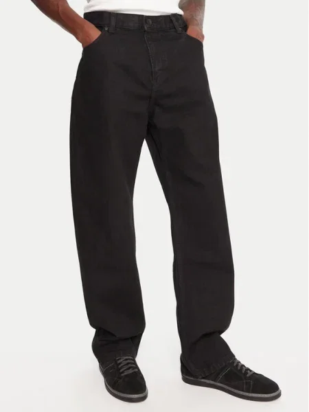 Quiksilver Дънки Baggy Fit черен