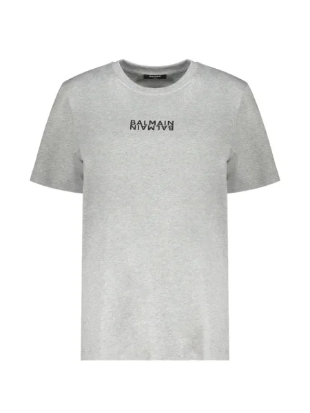 Tricou Balmain cu autograf gri
