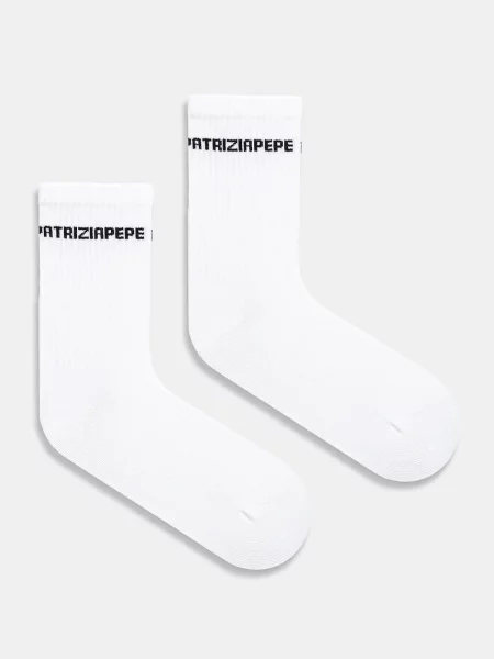 Чорапи Patrizia Pepe бяло
