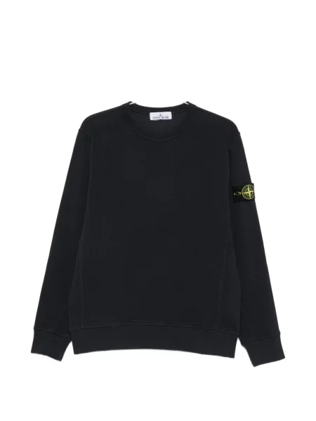 Hanorac Stone Island cu strasuri albastru