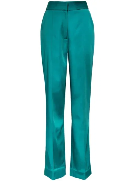 Pantaloni cu picior drept Saiid Kobeisy verde