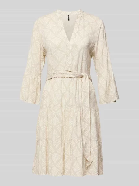 Taliowana sukienka tunikowa z czystej model MELBA' Vero Moda beżowa