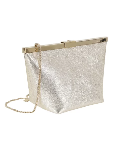 Kopertówka Jimmy Choo skórzana szara