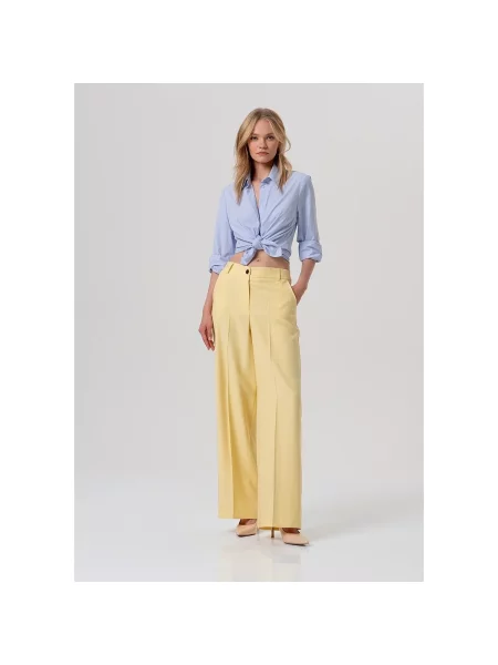 Pantaloni Fracomina galben