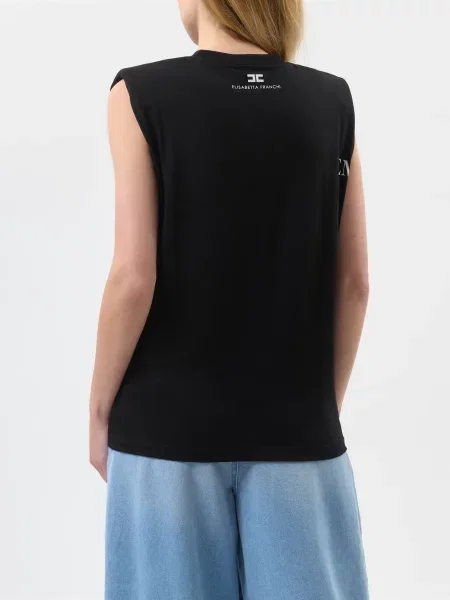 Футболка Elisabetta Franchi чорна