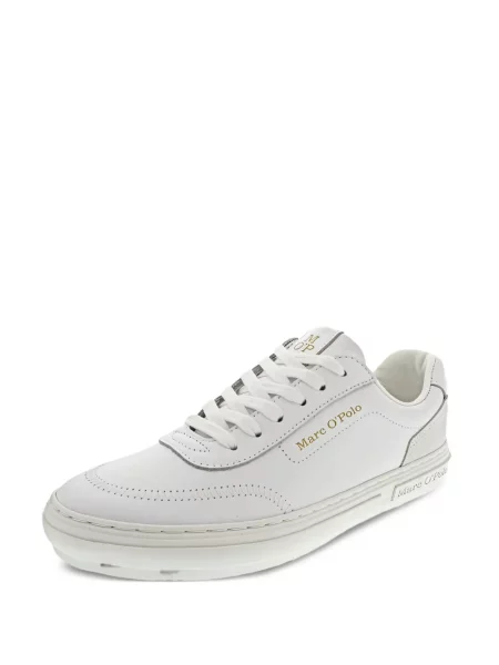 Sneakerși Marc O'polo din piele alb