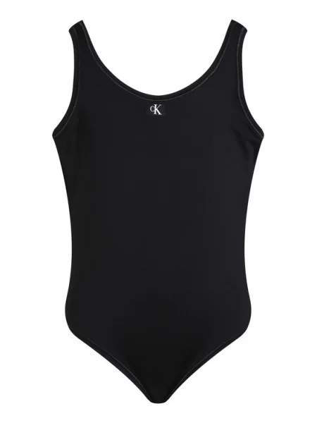 Jednodílné plavky Calvin Klein Swimwear černé