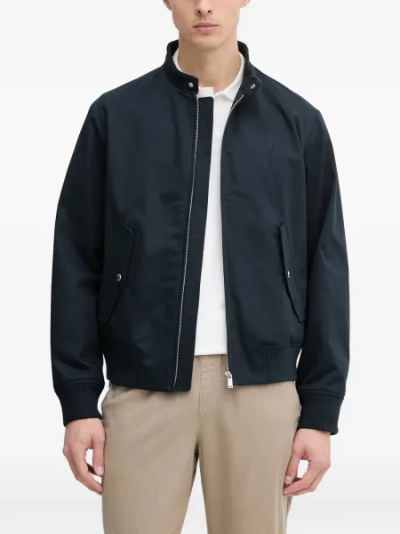 Geacă Trussardi cu broderie albastru