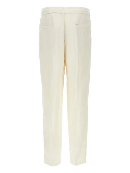 Pantaloni Brunello Cucinelli de in alb