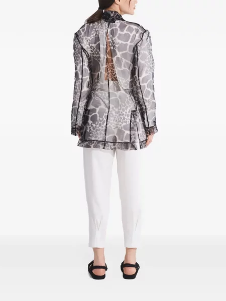 Blejzer Tessitura Body Couture organza siva