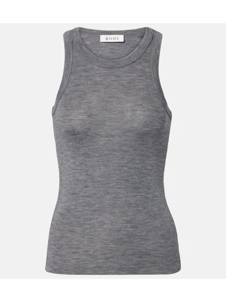 Top Róhe wełniany szary