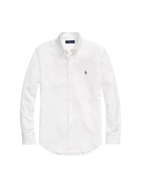 Koszula Polo Ralph Lauren klasyczna z twillu biała