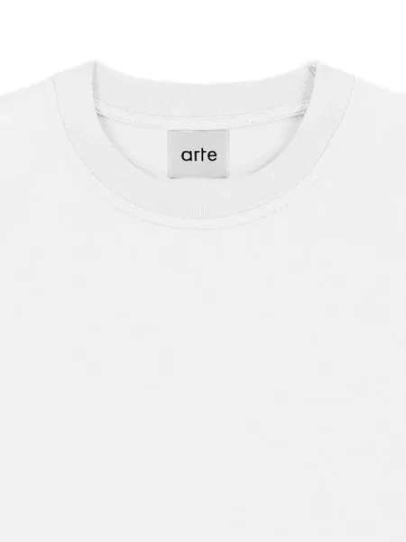 Тениска Arte Antwerp с кръгло деколте бяло