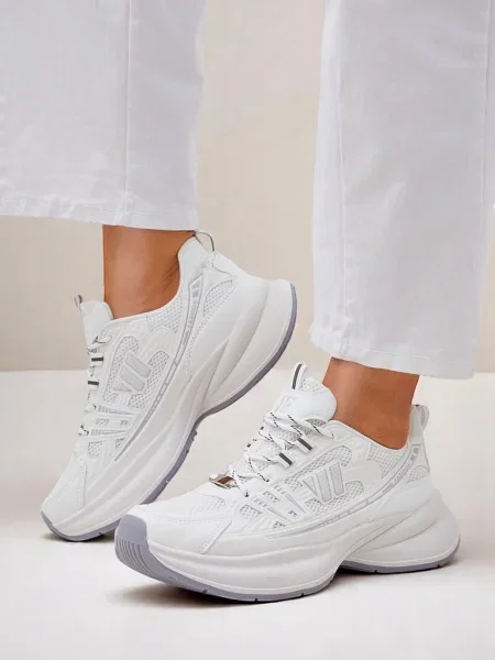 Sneakerși Resti alb