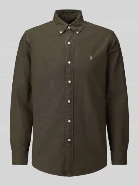 Koszula Ralph Lauren z twillu zielona
