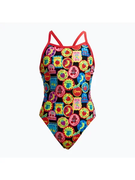 Gyerek egyrészes fürdőruha Funkita Single Strap One Piece berry good. Méret: 8 AUS