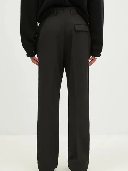 Martine Rose spodnie wełniane Tailored Relaxed Fit Trouser proste czarny