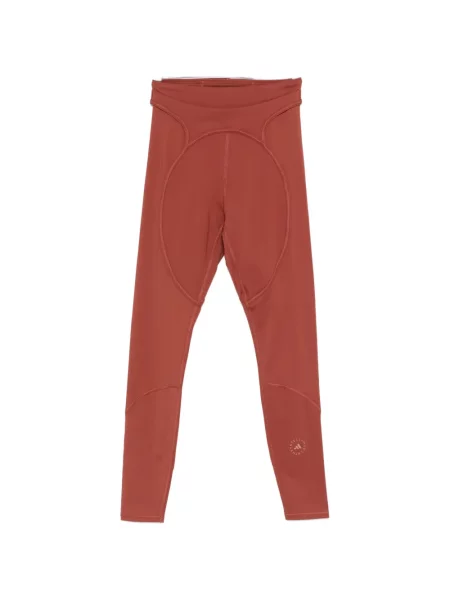Legginsy Adidas By Stella Mccartney brązowe