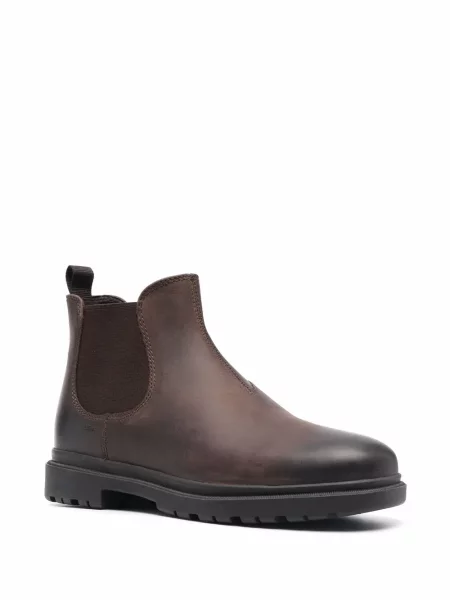 Botine chelsea Geox maro