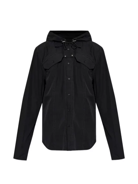 Риза Off-white с качулка бяло