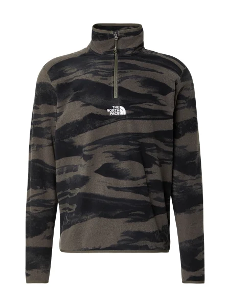 THE NORTH FACE Športna majica GLACIER EMBROIDERE temno siva črna