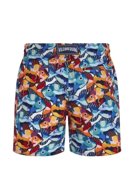 Pliabil slip de baie Vilebrequin cu imagine alb