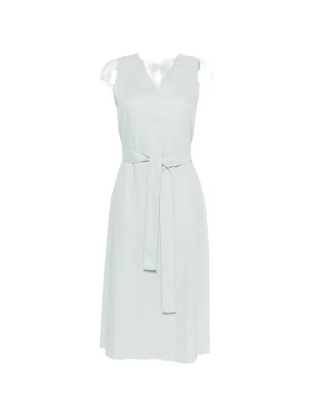 Rochie midi Calvin Klein cu decolteu în V verde