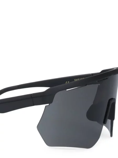 Ochelari de soare Face Hide cu imprimeu geometric negru