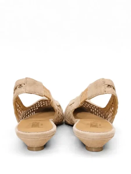 Pantofi cu toc Poche Paris slingback maro