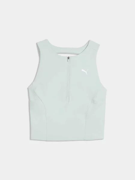 Спортивна майка PUMA W Run Lightstride Crop Top комбінований верх зелений