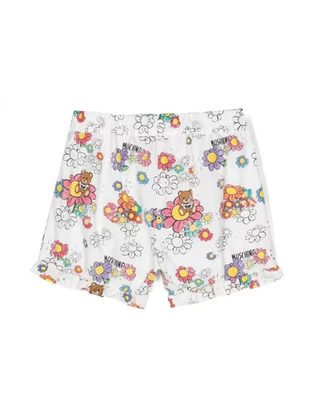 Szorty dziecięce Moschino białe