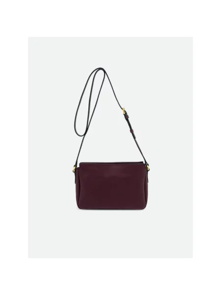 Torebka crossbody Gianni Chiarini skórzana czerwona
