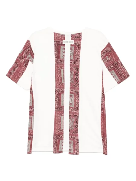Tricou Mostly Heard Rarely Seen cu model paisley alb