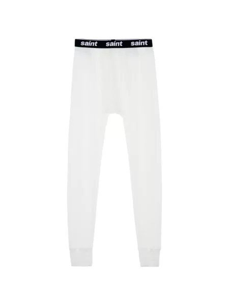 Termic pantaloni Saint Mxxxxxx cu autograf alb