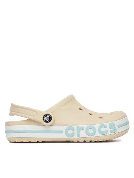 Papuci Crocs bej