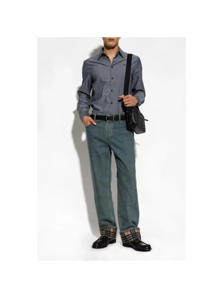 Koszula Burberry niebieska
