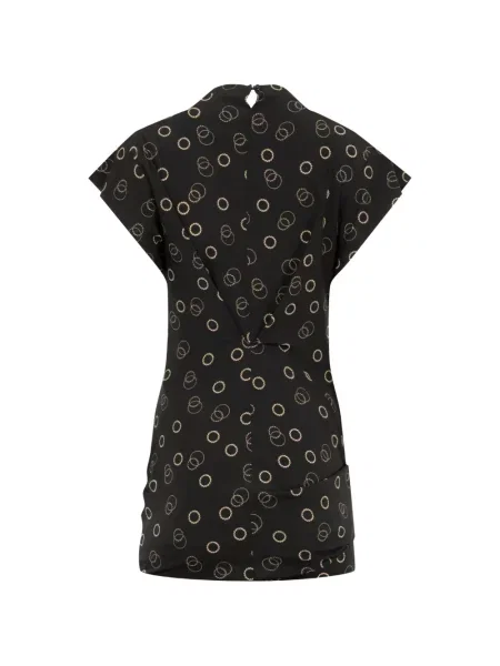 Rochie Isabel Marant cu imagine drapată negru